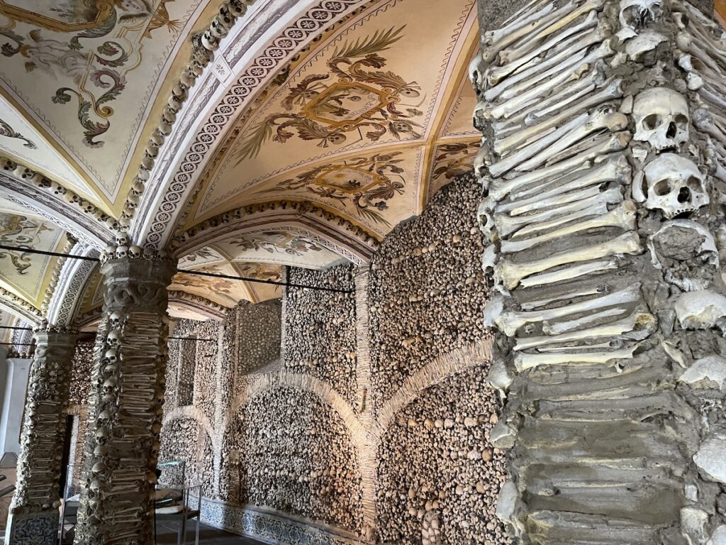 Chapel of Bones Capela dos ossos Evora Portugal