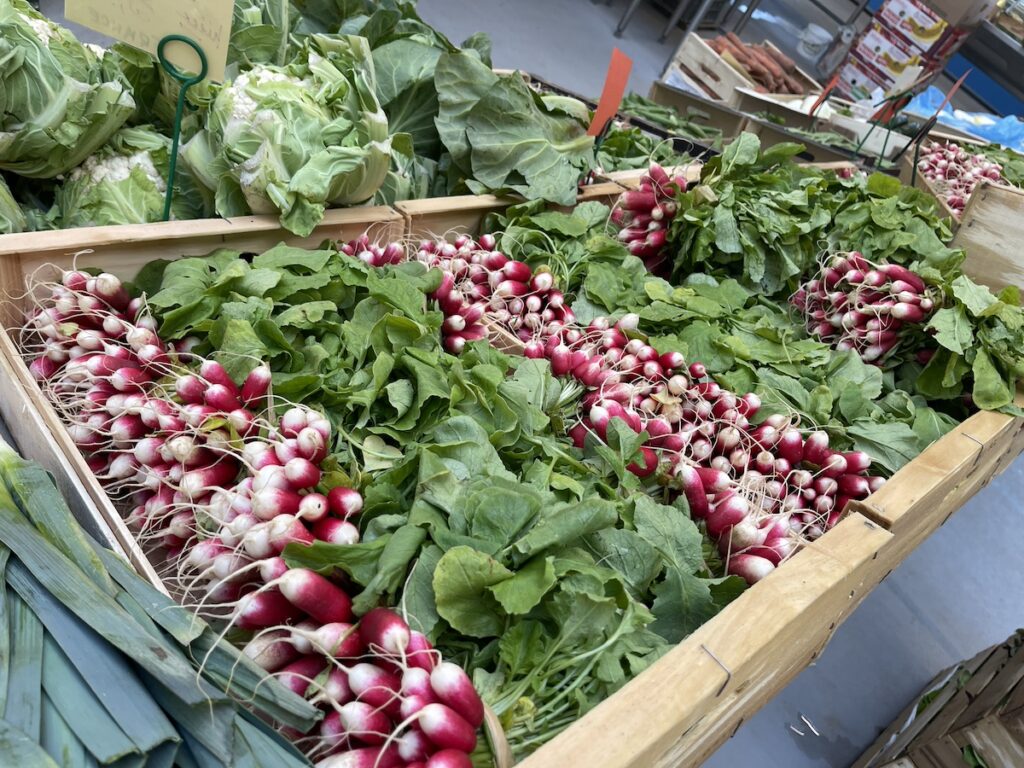 Fresh veggies at the market