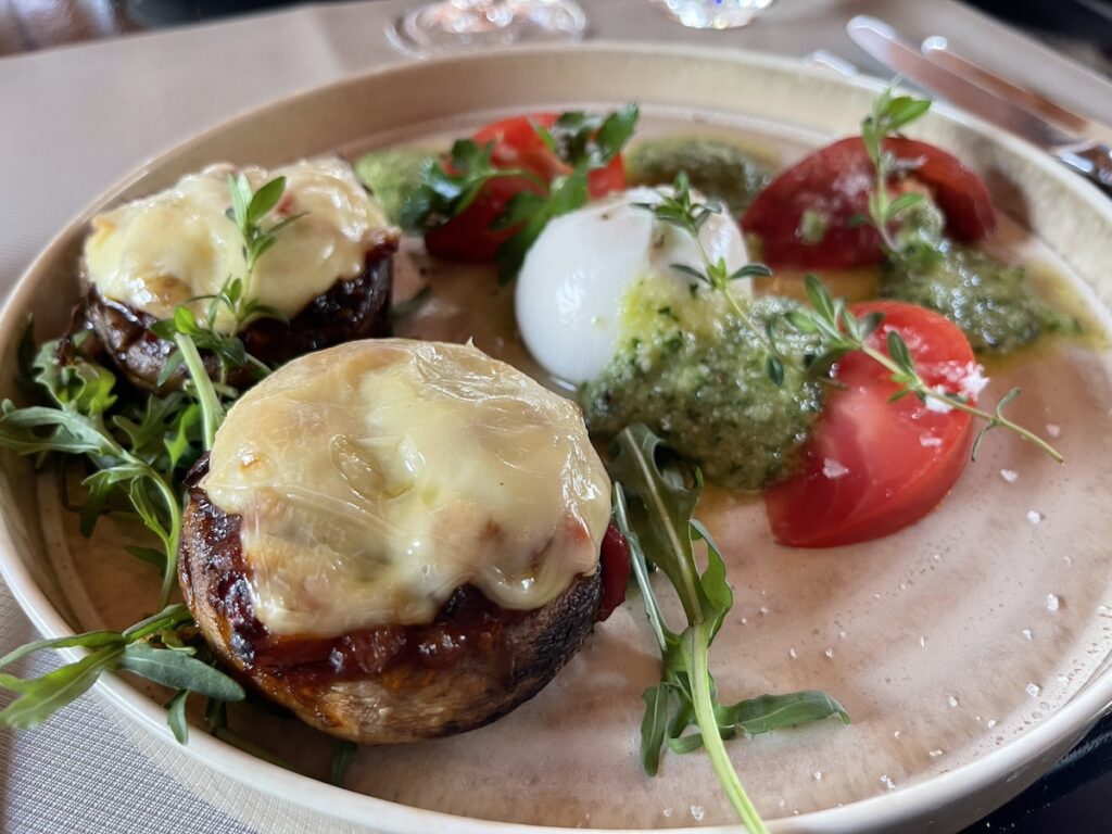 Stuffed mushrooms European Waterways