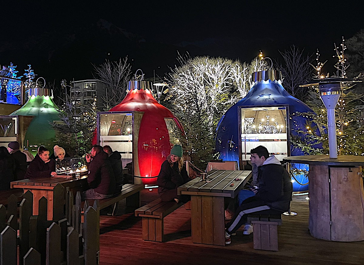 Merano Italy Christmas Market Stalls