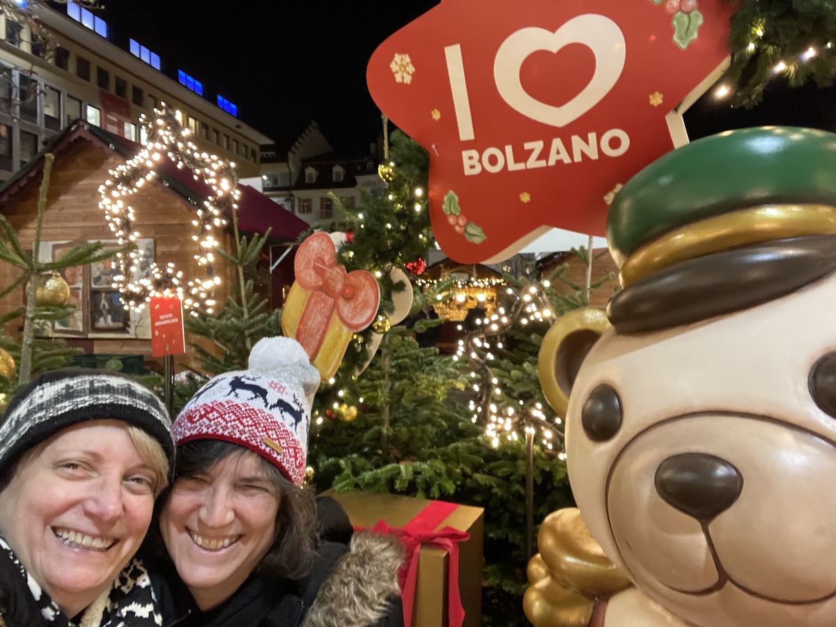 Sue and Diana in Bolzano