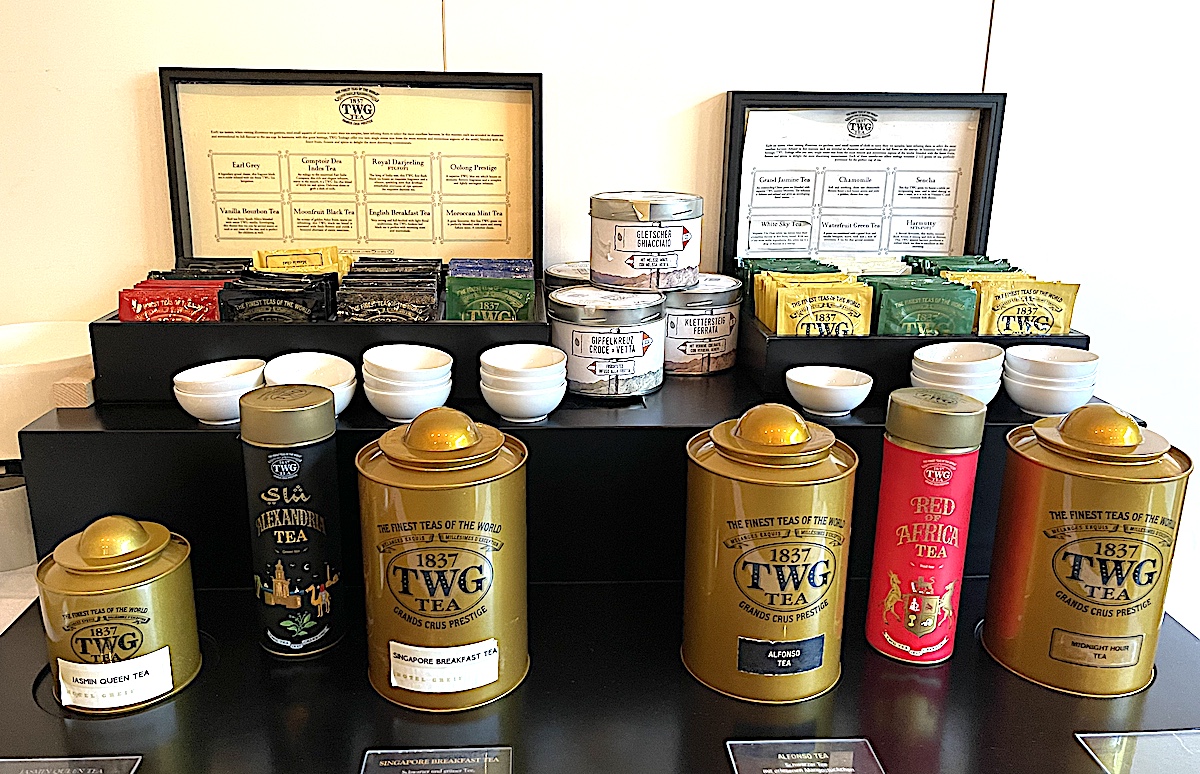 TWG Teas at Hotel Greif in Bolzano