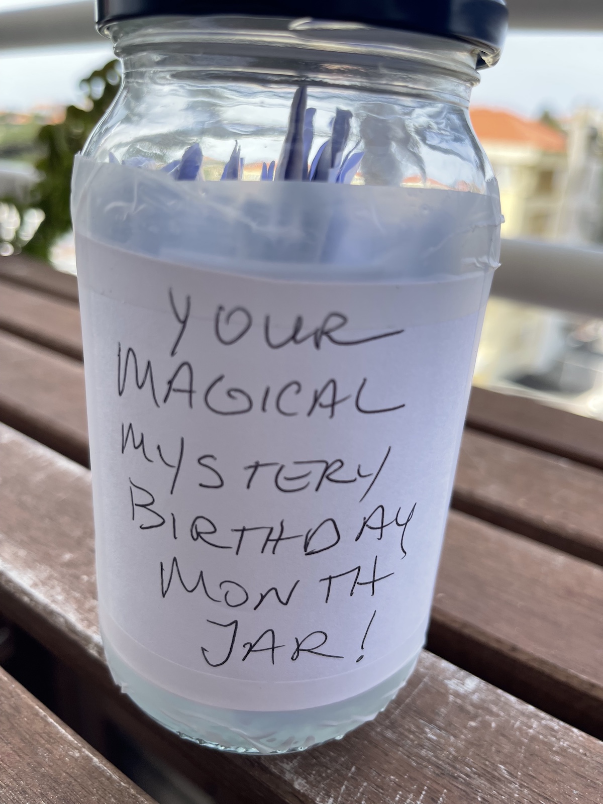 Birthday Jar