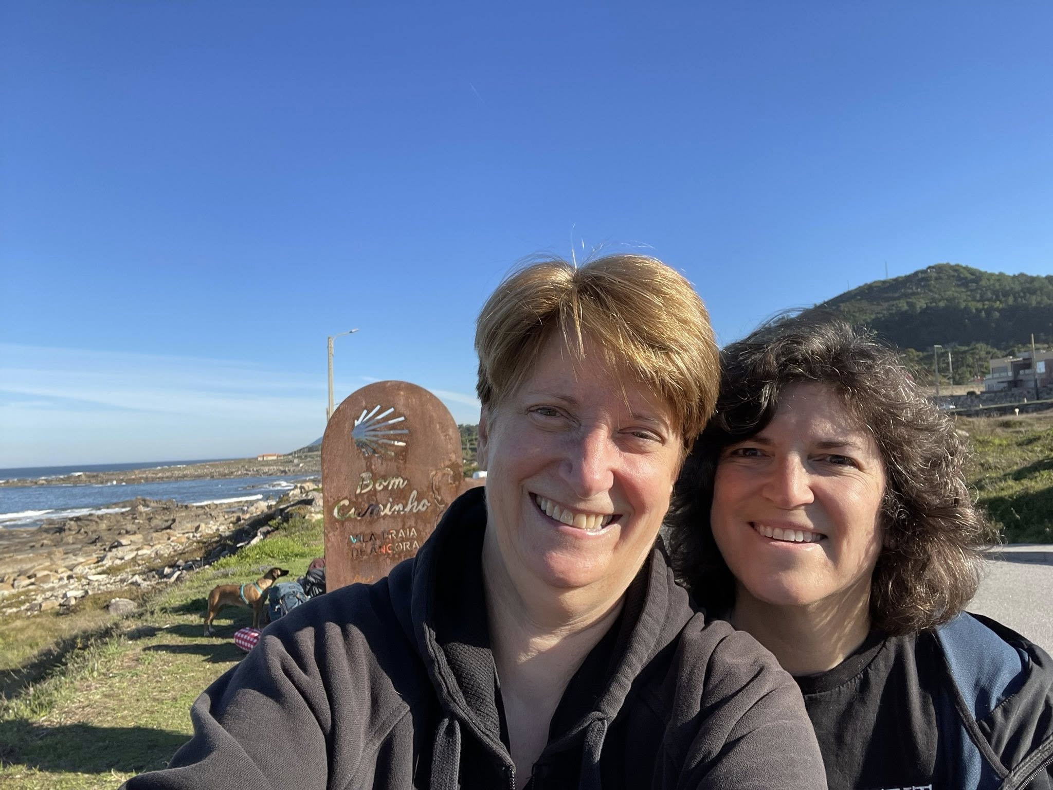 Sue and Diana on the Camino